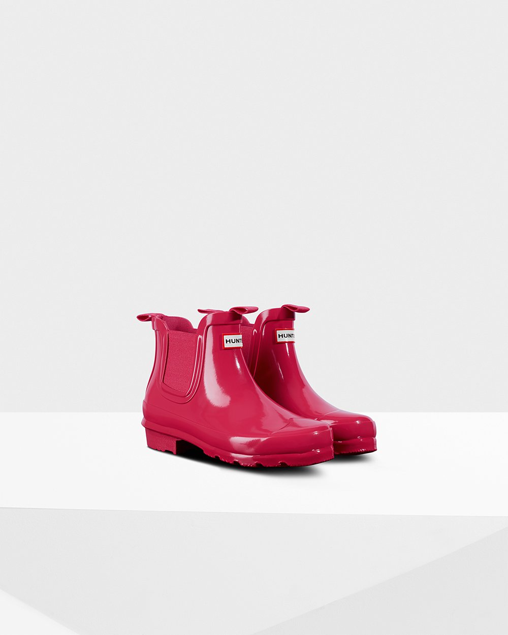 Kids Hunter Chelsea Boots Pink - Original Big Gloss - 6458912-NA